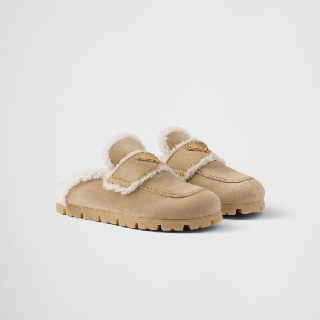 PRDA Shearling Slippers