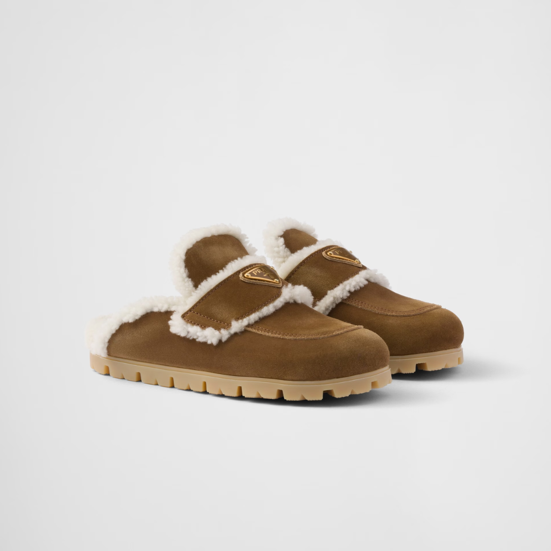 PRDA Shearling Slippers