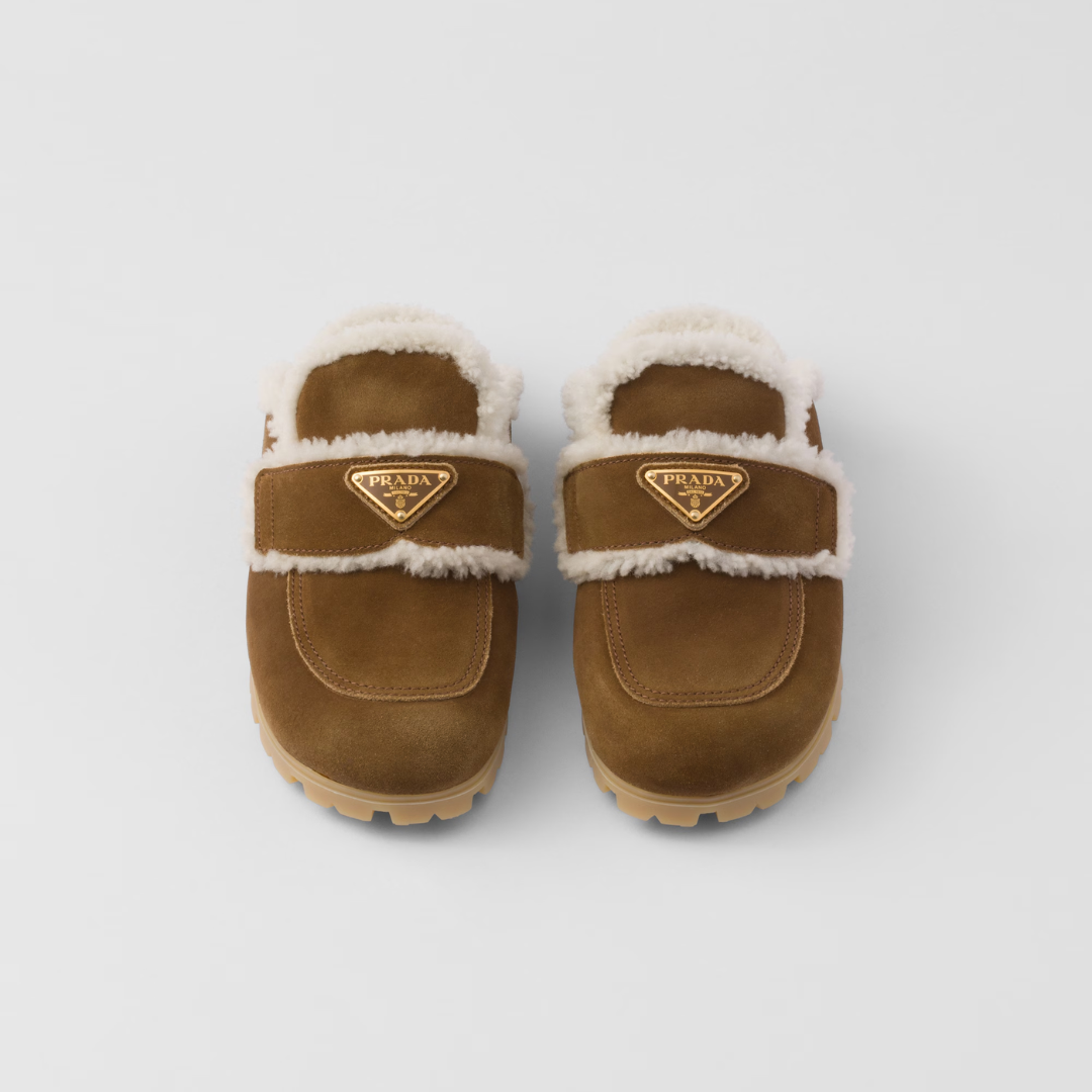 PRDA Shearling Slippers